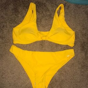 SHEIN Women’s yellow bikini set